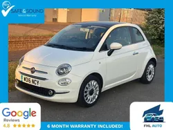 White Used 2016 Fiat 500 Lounge Hatchback | £4,850 (Good price)