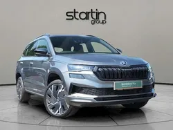 Graphite grey metallic Used 2024 Skoda Karoq SportLine SUV | £26,250 (Fair price)