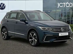 Blue Used 2021 VW Tiguan R-line SUV | £23,707 (Fair price)