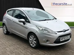 Silver Used 2010 Ford Fiesta Zetec Hatchback | £3,295 (Fair price)