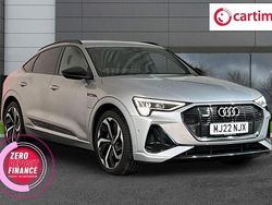 Silver Used 2022 Audi e-tron Black Edition SUV | £26,999 (Fair price)