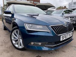 Blue Used 2017 Skoda Superb SE L Executive Hatchback | £11,849 (A bit pricey)