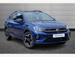 Reef blue Used 2025 VW Taigo R-line SUV | £24,795 (Fair price)