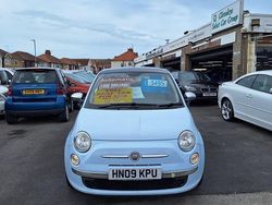 Blue Used 2009 Fiat 500 Lounge Hatchback | £4,695 (Fair price)