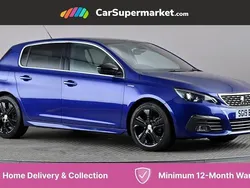 Blue Used 2019 Peugeot 308 GT-line Hatchback | £10,197 (Fair price)