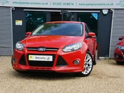 Red Used 2014 Ford Focus Zetec Hatchback | £4,795 (Fair price)