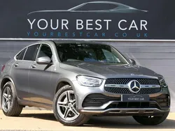 Grey Used 2021 Mercedes GLC220 AMG line Coupe | £23,977 (Good price)