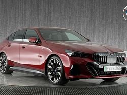 Fire red Used 2025 BMW i5 M Sport Sedan | £49,999 (Expensive)