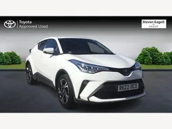 White Used 2022 Toyota C-HR Design SUV | £19,482 (Good price)