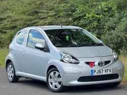 Silver Used 2007 Toyota Aygo Hatchback | £2,995 (Fair price)
