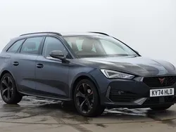Metallic magnetic grey Used 2024 Cupra Leon Estate | £25,790 (Fair price)