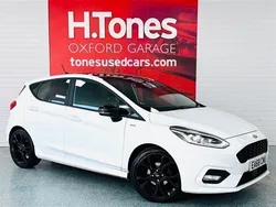 White Used 2018 Ford Fiesta ST-Line X Hatchback | £9,495 (A bit pricey)