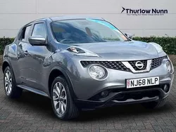 Grey Used 2018 Nissan Juke Tekna SUV | £10,800 (Fair price)
