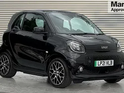 Black Used 2021 Smart ForTwo Electric Drive Exclusive Coupe | £9,848 (Fair price)