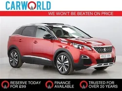 Red Used 2020 Peugeot 3008 GTi SUV | £13,700 (Good price)