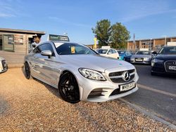 Silver Used 2019 Mercedes C200 AMG line Coupe | £16,495 (Good price)