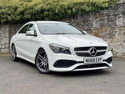 White Used 2018 Mercedes CLA180 AMG line Sedan | £14,995 (Fair price)