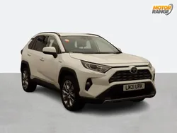 White Used 2021 Toyota RAV4 Hybrid Premium SUV | £26,295 (Fair price)