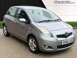 Silver Used 2010 Toyota Yaris Hatchback | £4,695 (A bit pricey)