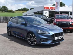 Blue Used 2021 Ford Focus ST-Line X Hatchback | £13,482 (Good price)