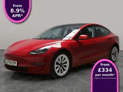 Red Used 2021 Tesla Model 3 Long Range Sedan | £20,907 (A bit pricey)