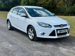 White Used 2014 Ford Focus Zetec Hatchback | £3,750 (Fair price)