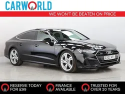 Black Used 2022 Audi A7 S-Line Hatchback | £26,990 (Good price)