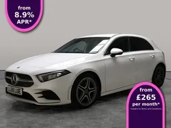 White Used 2019 Mercedes A200 AMG line Hatchback | £17,789 (Fair price)