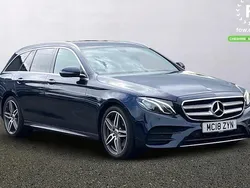 Blue Used 2018 Mercedes E220 AMG Line Premium Estate | £19,299 (Fair price)