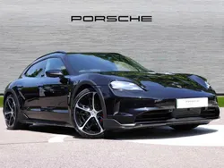 Jet black metallic New 2024 Porsche Taycan 4S Cross Turismo Sedan | £79,900