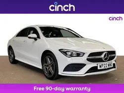 White Used 2022 Mercedes CLA250e AMG Line Premium Sedan | £23,049 (Fair price)
