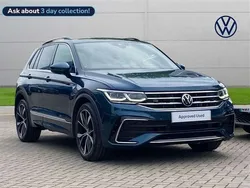 Blue Used 2021 VW Tiguan R-line SUV | £26,768 (Fair price)