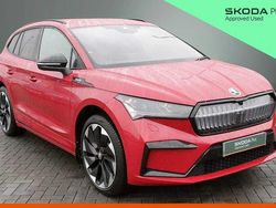 Velvet red metallic Used 2024 Skoda Enyaq iV SportlinePlus SUV | £36,980