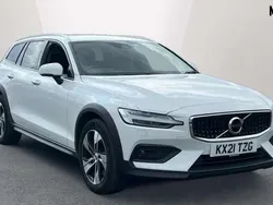 White Used 2021 Volvo V60 CC Pro Estate | £24,765 (Good price)