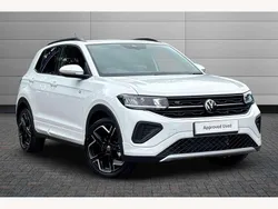 White New 2025 VW T-Cross R-line SUV | £28,350 (A bit pricey)