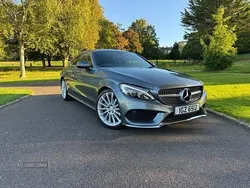 Grey Used 2016 Mercedes C200 AMG line Coupe | £14,995 (Fair price)