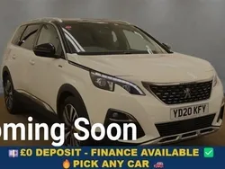 White Used 2020 Peugeot 5008 Premium MPV | £15,199 (Good price)