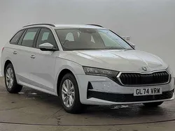 Moon white metallic New 2024 Skoda Octavia SE Technology Estate | £23,495 (Fair price)