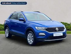 Blue Used 2018 VW T-Roc SE SUV | £12,674 (Fair price)