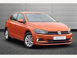 Energetic orange Used 2018 VW Polo SE Hatchback | £11,450 (Fair price)