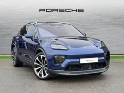 Gentian blue metallic New 2025 Porsche Macan 4 Electric SUV | £79,900