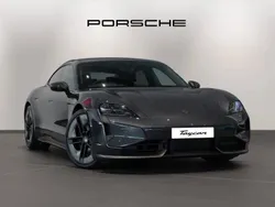 Volcano grey metallic New 2024 Porsche Taycan Turbo S Sedan | £149,900 (Expensive)