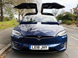 Blue Used 2018 Tesla Model X SUV | £24,995 (Expensive)