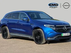 Blue Used 2023 Mercedes EQC400 AMG Line Premium Plus SUV | £33,495 (Fair price)