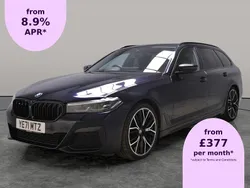 Black Used 2021 BMW 520 M Sport Estate | £24,432 (Fair price)