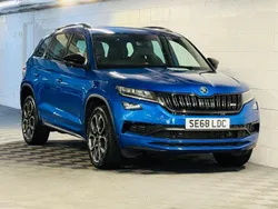 Blue Used 2019 Skoda Kodiaq vRS SUV | £20,989 (Good price)