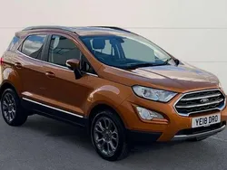 Orange Used 2018 Ford Ecosport Titanium SUV | £7,869 (Fair price)