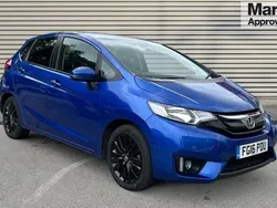 Metallic brilliant sporty blue Used 2016 Honda Jazz EX Hatchback | £9,996 (Fair price)