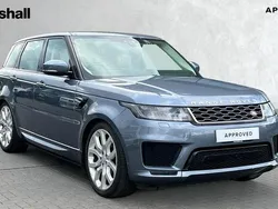Metallic byron blue Used 2020 Land Rover Range Rover Sport Autobiography Dynamic SUV | £34,602 (Fair price)