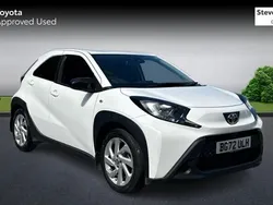 White Used 2022 Toyota Aygo PURE Hatchback | £11,420 (Fair price)